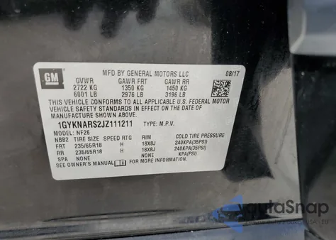 1GYKNARS2JZ111211